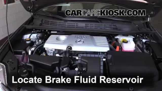 2014 Lexus CT200h 1.8L 4 Cyl. Brake Fluid Check Fluid Level